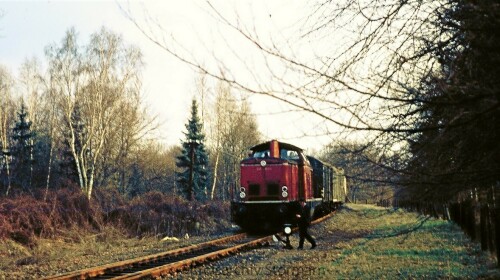 1974 Trittau Bahnhof Rangieren Gleise Schienen (14)