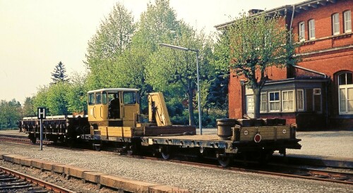 1974 Trittau Bahnhof Rangieren Gleise Schienen (4)