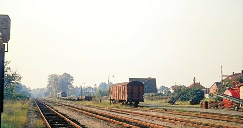 1974 Trittau Bahnhof Rangieren Gleise Schienen (5)