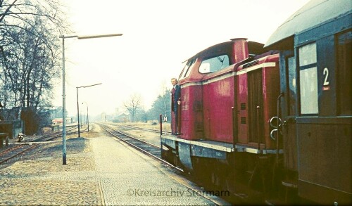 1976 Trittau Bahnhof Rangierarbeiten (3)
