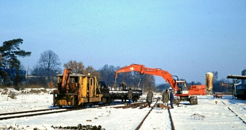 1981 Demontage Bahnstrecke Schwarzenbek Trittau Bahnhof (2)