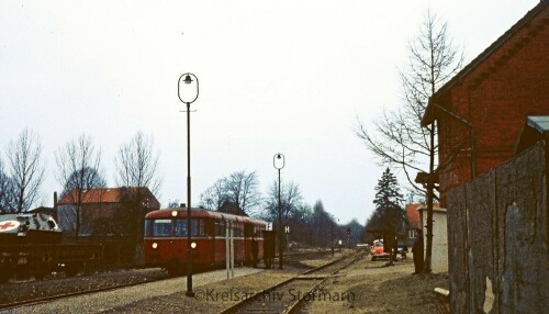 Dwerkathen Bahnhof Haltestelle 1974 Schienenbus VT98 (3)