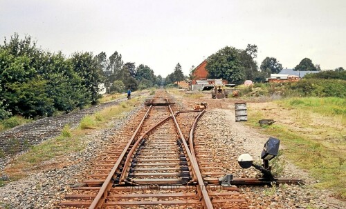 Dwerkathen Bahnhof Haltestelle 1977 Schienerückbau Stilllegung Bahnstrecke Schwarzenbek Bad Oldesloe