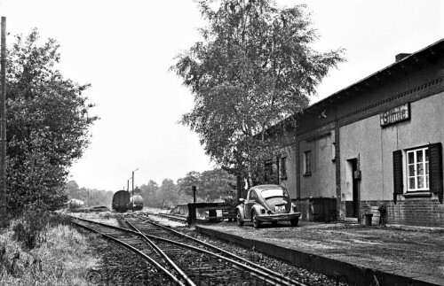 Glinde Bahnhof 1973 Südstormasche Kreisbahn Südstormarner