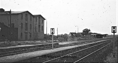 Mollhagen Bahnhof Haltestelle 1965 (6)