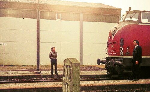 Mollhagen Bahnhof Haltestelle 1974 Raiffeisen Eisenbahn DB Herbstmanöver Panzer Entladung Schürzenwa