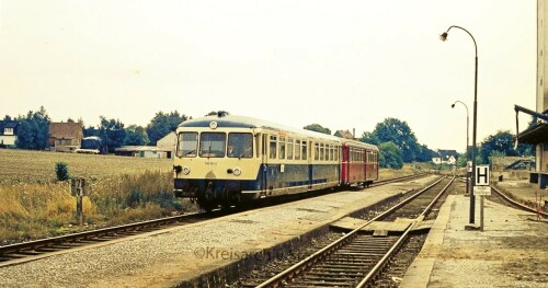 Mollhagen Bahnhof Haltestelle 1975 ET 515 ET 815
