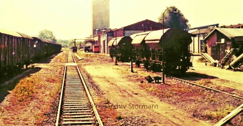 Mollhagen Bahnhof Haltestelle 1984 Raiffeisen (3)