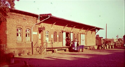 Schwarzenbek Bahnhof 1965 Güterschuppen