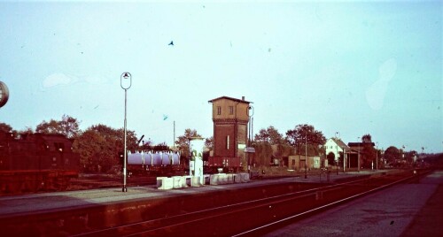 Schwarzenbek Bahnhof 1965 Wasserturm a (1)