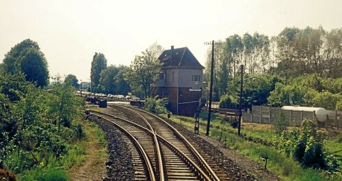 Schwarzenbek Bahnhof 1976 Zufahrt von Trittau (3)