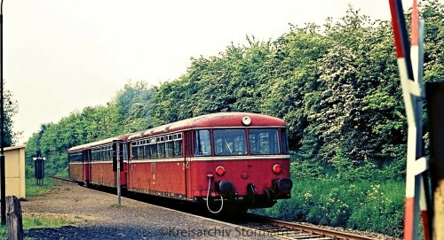 Sprenge Bahnhof Haltestelle 1976 (1g)