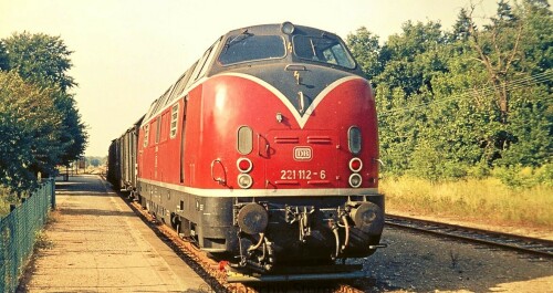 Trittau Bahnhof 1975 Gerätehilfszug Entgleisung BR 220 Abschleppen DB Deutsche Bundesbahn nach Prell