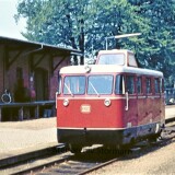 Trittau-Bahnhof-1976-Streckenfahrzeug-Draisine-DB