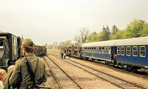 Trittau Bahnhof 1978 Herbstmanöver Militär Bundeswehr Paner Verladung Verladestraße (2)