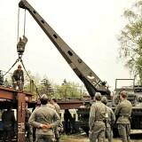 Trittau-Bahnhof-1978-Herbstmanover-Militar-Bundeswehr-Paner-Verladung-Verladestrase-3