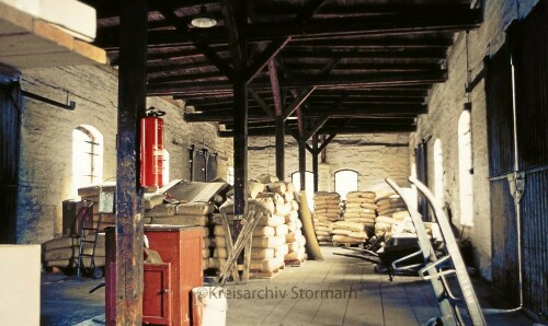 Trittau Bahnhof Innenansichten 1976 Güterchuppen (2)