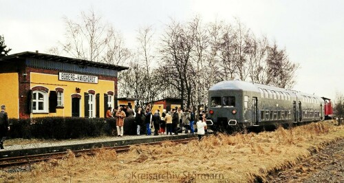 boberg havighorst 1980 Südstormasche Kreisbahn Südstormarner Sonderzug nach Glinde BR 212 LBE Dosto 