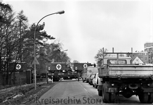 glinde 1971 Gleise Bundeswehr Zug