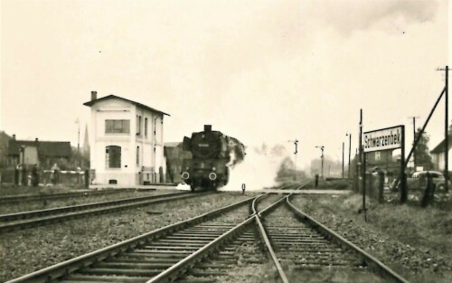 schwarzenbek Bahnhof 1960 Stellwerk BR03