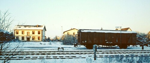 trittau Bhnhof 1981 letzter Güterverkehr Köf 3 BR 323 BR 333 ozeanblau beige letze Fahrt (1)
