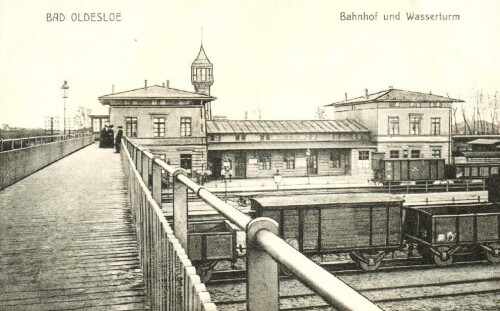 bad oldesloe Bahnhof 1908 Fußgängerbrücke