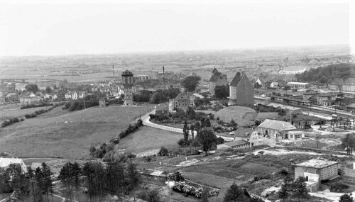 bad oldesloe bahnhof 1956 Luftaufnahmen Luftbilder Gleise Gleisbild Gbf (3)