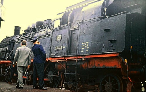 rumpel Ruempel bahnhof 1967 BR078 248 Sonderfahrt (2)