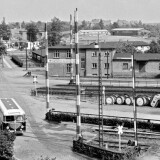 Bad_Oldesloe_Bahnubergang_1960__Bahnschranke_Bussing_Buessing_Bus