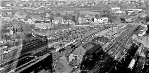 1972 bad oldesloe bahnhof Luftaufnahme (2)