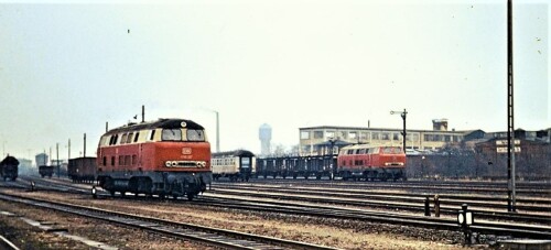 Bad Oldesloe Bahnhof 1967 (6) V160 lollo