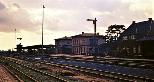 Bad Oldesloe alter Bahnhof 1968 Abriß (2)