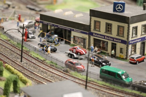 Miwula Miniaturwunderland Szenen mit Autos 2024 Mai (9)