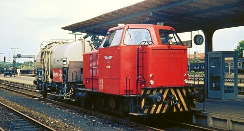 EBOE V 3.024 bahnhof bad oldesloe 1973