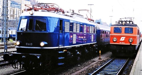 Öbb E 18 03 passau 1987