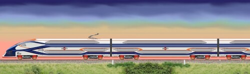 Porsche train Moby Dick Martini ICE Studie 1280Pix