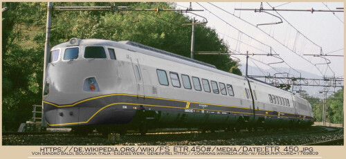 ETR 450 carrozza FS Eurofima bi grigio Epoca V (1)