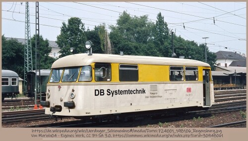 VT 95 BR 724 001 DB Systemtechnik Schienenbus Prototyp BR 695 VT 24 BR 624