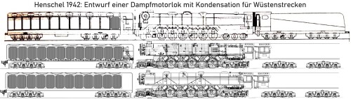 BR 46 1 F 3 Kondensations Dampfmotor Wüstenlok Henschel 1942 (6