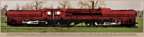 BR 03 154 Garrett DB SNCF CFA 231 123 Fantasielok;Stromliniendampflok Frankreich (3)