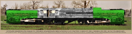 BR 03 154 Garrett DB SNCF CFA 231 123 Fantasielok;Stromliniendampflok Frankreich (5)