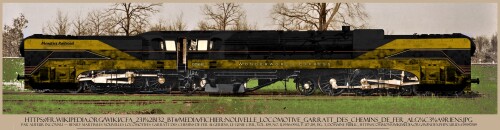 BR 03 154 Garrett DB SNCF CFA 231 123 Fantasielok;Stromliniendampflok Frankreich (6)