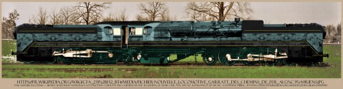 BR 03 154 Garrett DB SNCF CFA 231 123 Fantasielok;Stromliniendampflok Frankreich (7)