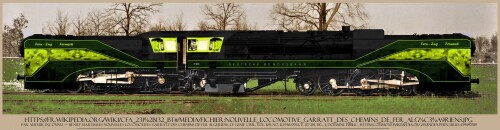 BR 03 154 Garrett DB SNCF CFA 231 123 Fantasielok;Stromliniendampflok Frankreich (8)