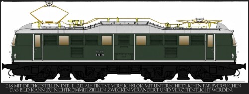 BR 118 DRG E18 grau E 10.3 Fahrgestell Farbvarianten DR 218 (2)