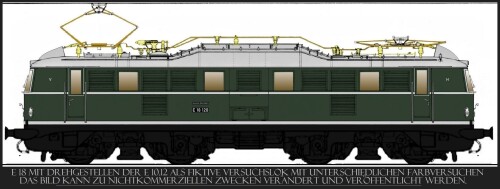 BR 118 DRG E18 grau E 10.3 Fahrgestell Farbvarianten DR 218 (3)