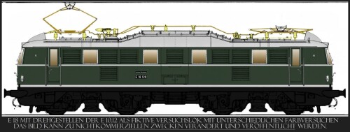 BR 118 DRG E18 grau E 10.3 Fahrgestell Farbvarianten DR 218 (4)