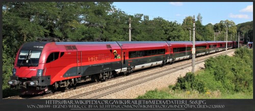 ÖBB 1116 BR 182 Hit the road Railjet