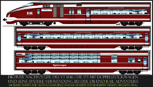 VT 18.16 DR 175 Doppelstockwagen DoStos modernisiert DR Epoche 4 (1)