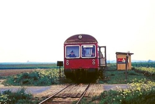Plastau 1974 Bahnhof Mak Triebwagen